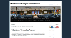 Desktop Screenshot of marshalltownefc.org